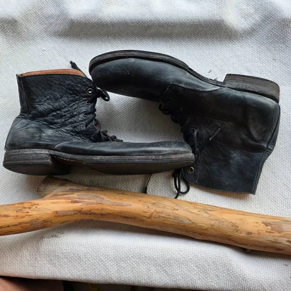 Bed stu lace up men's boots